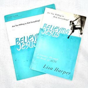 Acts Believing Jesus Book and Workbook Bible Study  Lisa Harper